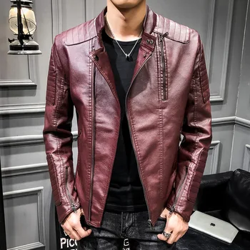 

2019 New Good Quality Fashion Jacket Leather Motorcycle