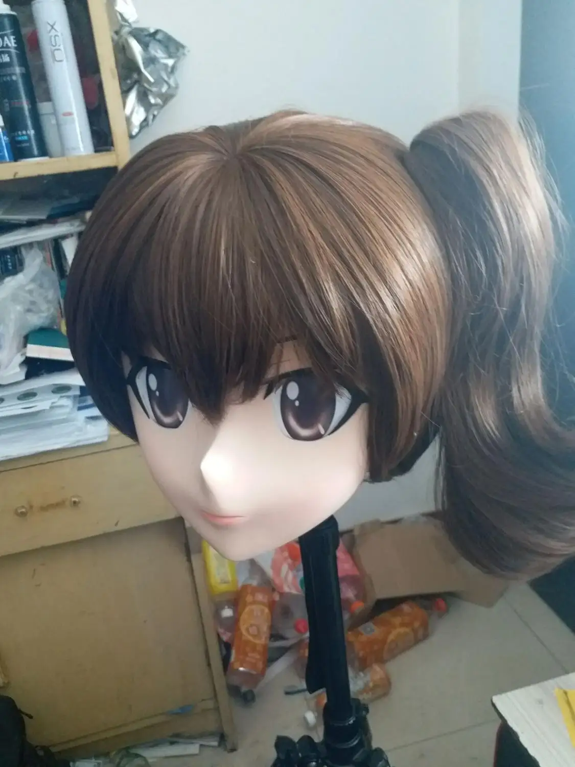 

(NEW-02) Handmade Female Full Head Silicone Mask Kigurumi Cosplay Masks Crossdresser BJD Doll KIG Anime Cosplay