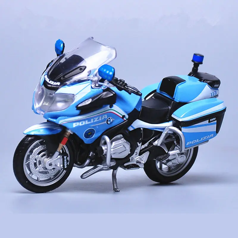 Maisto 1:18 BMW Yamaha полицейский Мотоцикл серия Silvardo авторизованный имитационный сплав модель мотоцикла игрушечный автомобиль - Цвет: BMWR1200RE