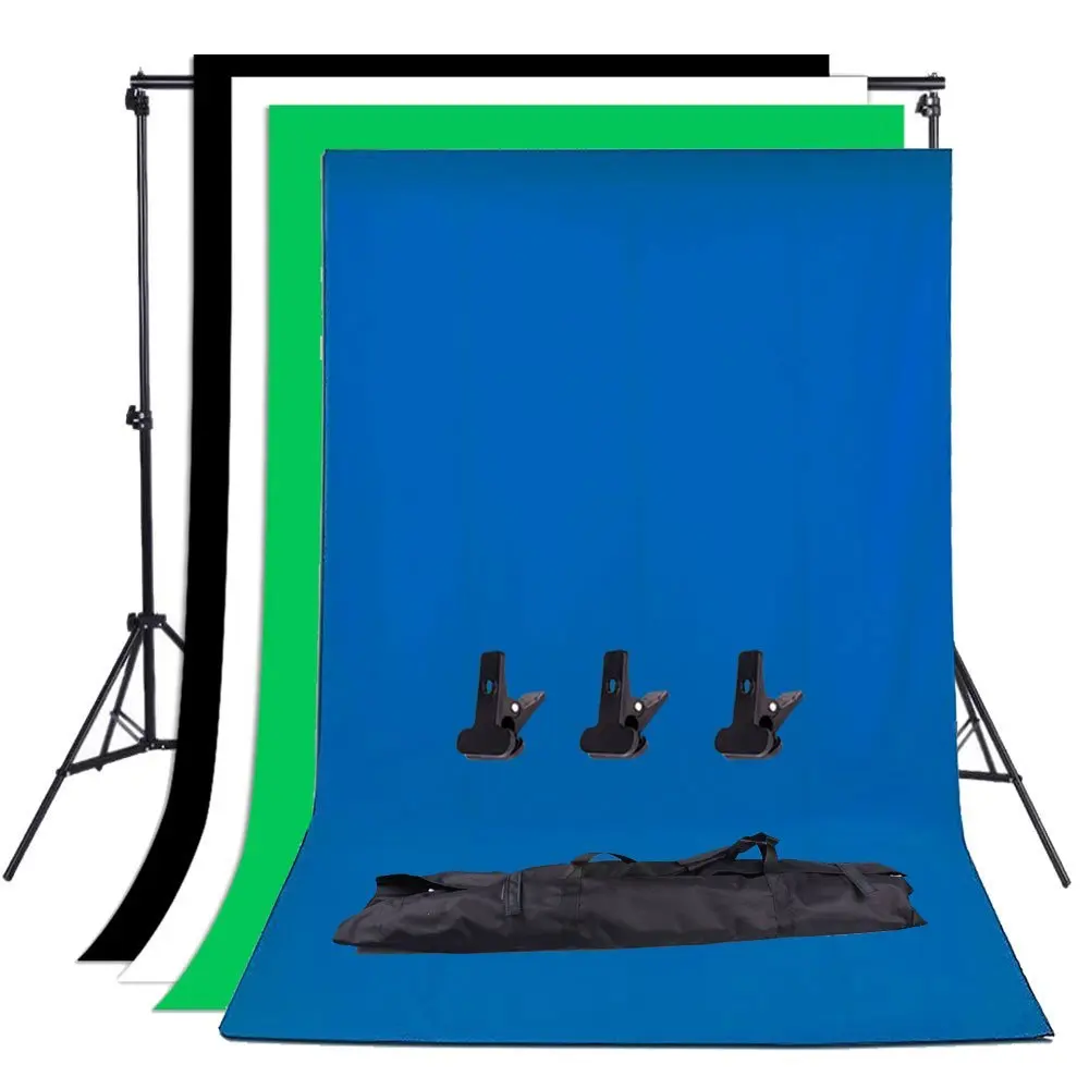 Abeststudio Backdrop Support Stand Kit 1.6 x 3m Backdrop screen + Background Support System