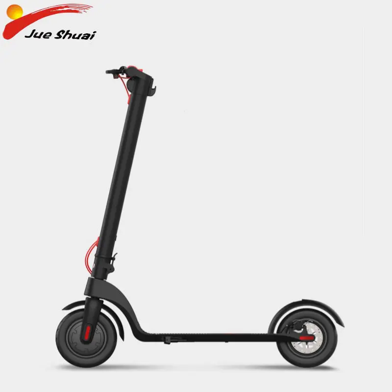

8.5 inch Rechargeable Lithium Battery 36V 250W Electric Scooter Front Motor Double Brake with light Foldable Adult Skateboard