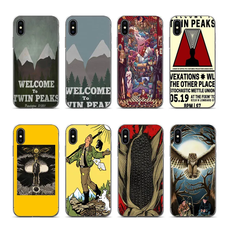 

Welcome To Twin Peaks Customer Custom Photo funda plastic Phone Case for iPhone 8 7 6 6S Plus X XS XR XSmax 7plus 8plus Cover