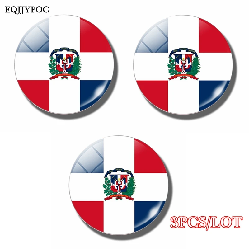 

Dominican Republic Flag 30 MM Fridge Magnet Dominican Republic Glass Dome Magnetic Refrigerator Stickers Note Holder Home Decor