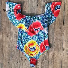 Новинка, 6 цветов, Цельный купальник, женский купальник и танкини, высококачественные пляжные купальники, купальный костюм, Цветочный бикини