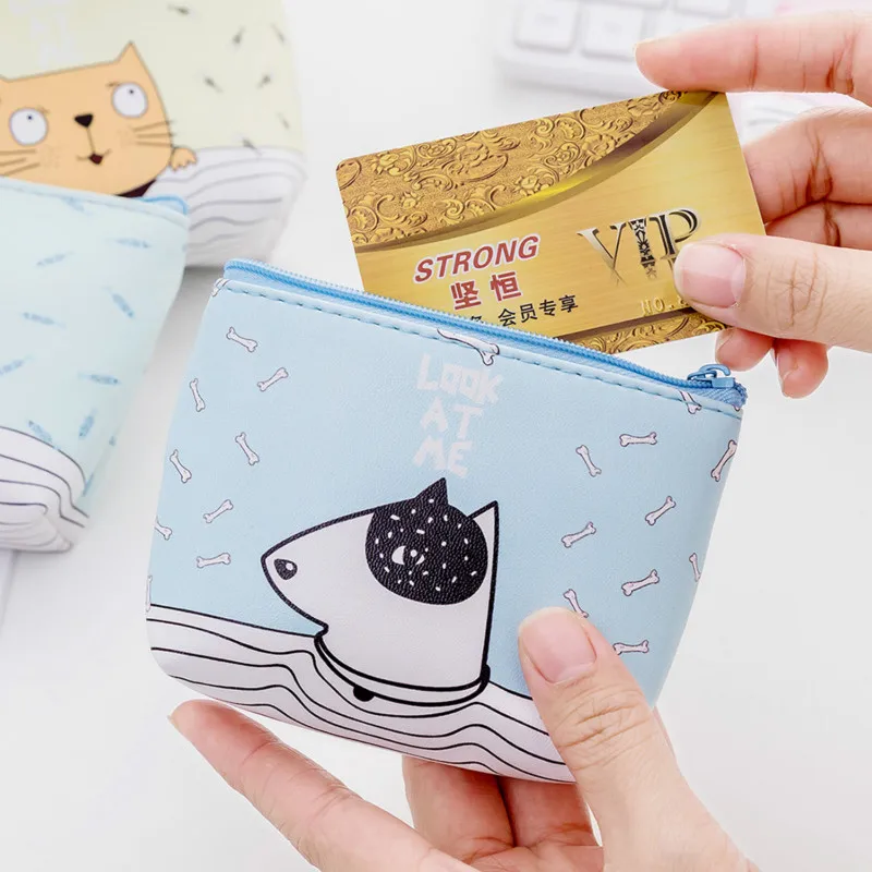 Новая Корейская версия милого кошелька для монет в виде маленького животного, маленькая НОВАЯ Портативная сумка для хранения монет, сумка для ключей, посылка