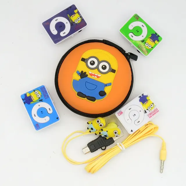 Best Offers 2018 New cartoon minions Despicable Me superman MP3 Music Player 4 kinds color with earphone cable and packaging Best Offers 2018 New cartoon minions Despicable Me superman MP3 Music Player 4 kinds color with earphone cable and packaging
