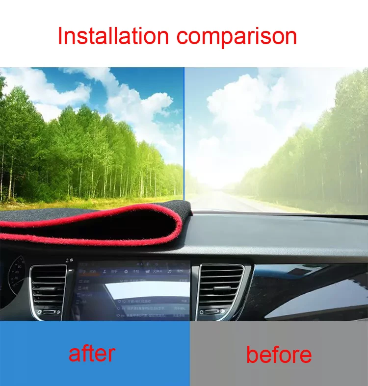 Коврик для приборной панели автомобиля Toyota Wish 2003 2009 1 шт. аксессуары стайлинга