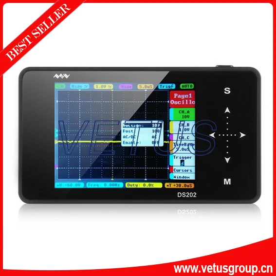 

DS202 Handheld Digital Storage Oscilloscope with mini Display full Color TFT LCD