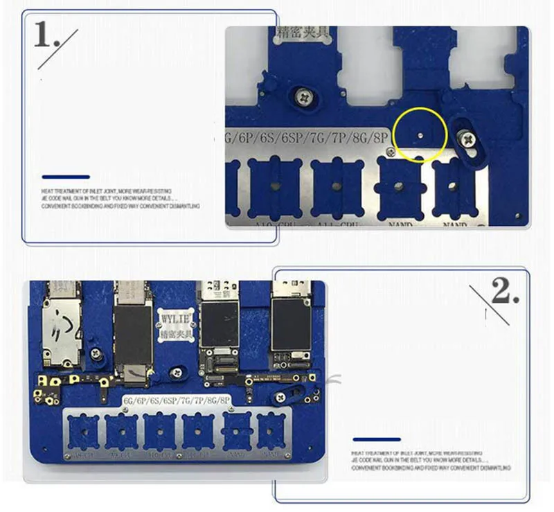 Возняк Новый Wl 8 in1 с высоким уровнем поддержание точности приспособление для iPhone 6 Plus 6p 6s 6s p 7 7p 8 8p материнская плата для ремонта платформа