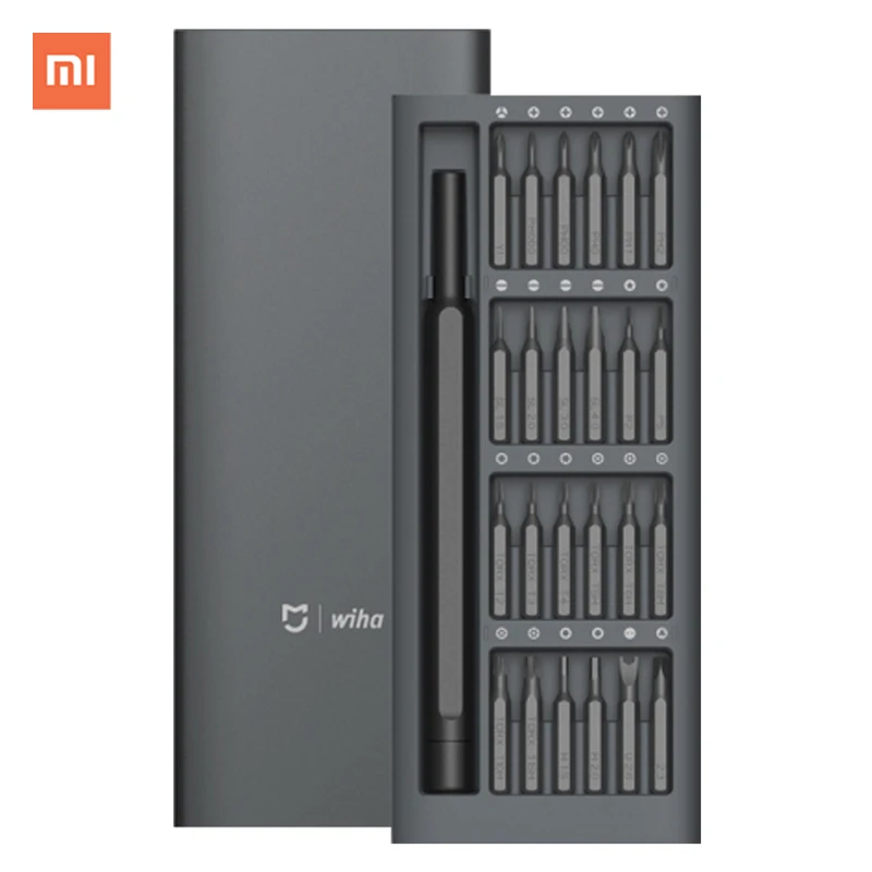 Xiaomi Mijia Wiha Daily Use Screwdriver Kit 24 Precision Magnetic Bits Screw Driver xiaomi smart