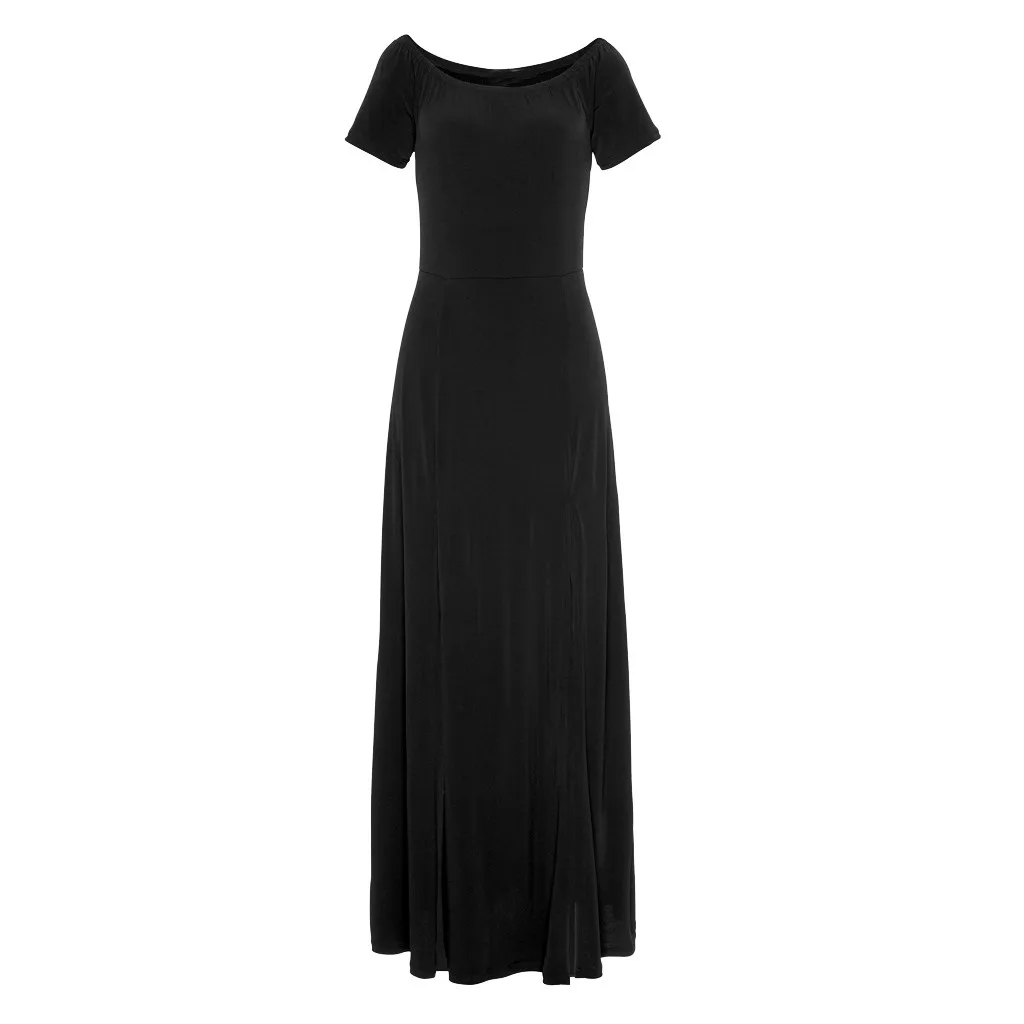 Вечерние платья с открытыми плечами черного и коричневого цвета, женское облегающее Платье макси с длинным рукавом, элегантные сексуальные вязаные платья для вечеринок vestidos