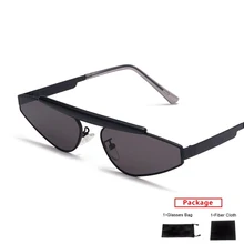 Mimiyou, металлические прямоугольные солнцезащитные очки кошачий глаз, женские солнцезащитные очки, мужские, дамские, модные, брендовые, дизайнерские, UV400, очки, очки