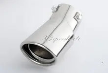 Free Shipping Car Styling Stainless Steel Single Throat Exhaust Muffler Tip Pipe For Suzuki S-Cross 2014 SX4