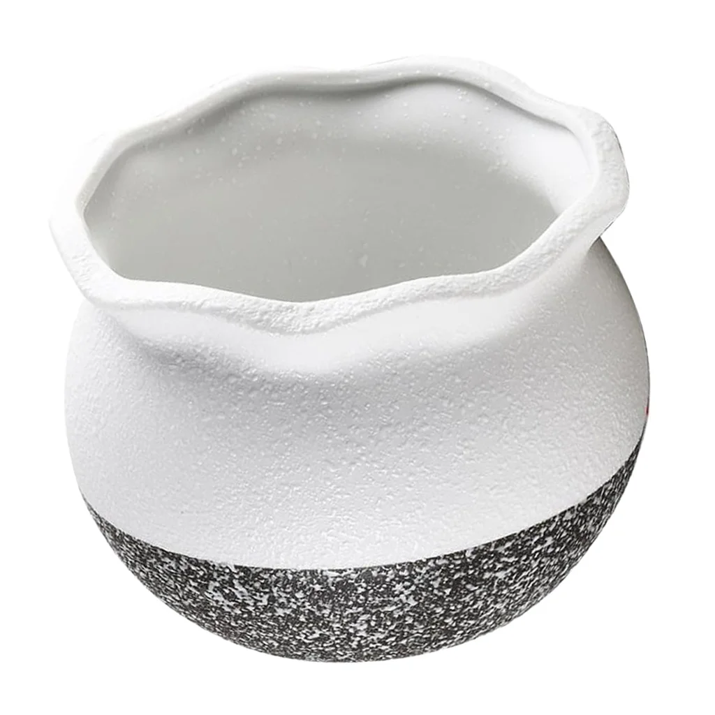 12.5cm Ceramic Flower Pot Succulent Cactus Plant Container Planter Bonsai Pots Home Desk Tabletop Decor