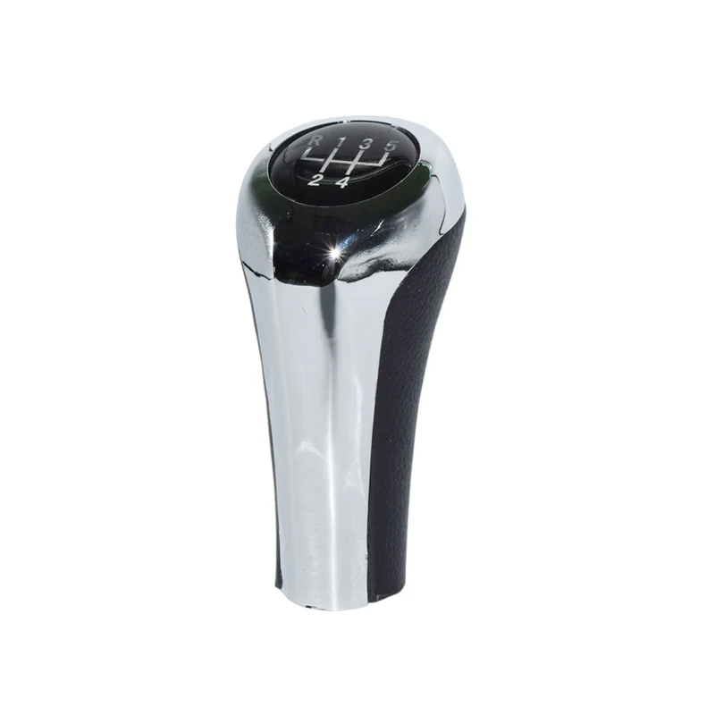 SRXTZM 1pcs 5 6 Speed ABS Plastic Leather Car Gear Shift Knob For BMW 1 3 5 6 Series E36 E38 E39 E46 E53 E60 E63 E83 E84 E87 E90 - Название цвета: 5 Speed