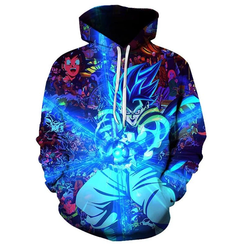 

Hot Anime Dragon Ball Hoodies Men Women 3D Sweatshirts Super Saiya Vegeta Kids Goku Hoodie Male Casual Coat Cartoon Boys Outwear