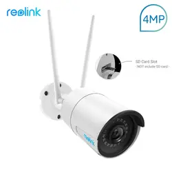 Reolink Wi-Fi Камера 4MP 2.4 г/5 г HD IP Камеры SD Карты Памяти Беспроводное Уличное Водонепроницаемое Видеонаблюдение Безопасности RLC-410WS