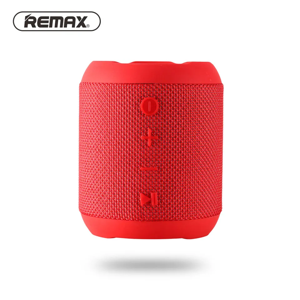 REMAX беспроводной Bluetooth динамик водонепроницаемый mni портативный поддержка AUX радио Fm USB смартфонов RB-M21 - Цвет: red