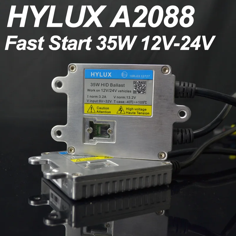 2 шт. Hylux Hyluxtek A2088 9 В до 32 в 35 Вт Быстрый старт Быстрый яркий ксенон HID балласт 35 Вт AC для 12 В 24 В автомобиля и грузовика