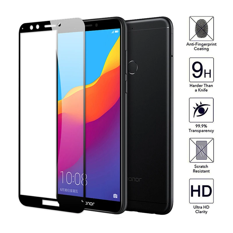 Защитное стекло закаленное для Huawei Honor 7a 7c pro|Защитные стёкла и плёнки| |