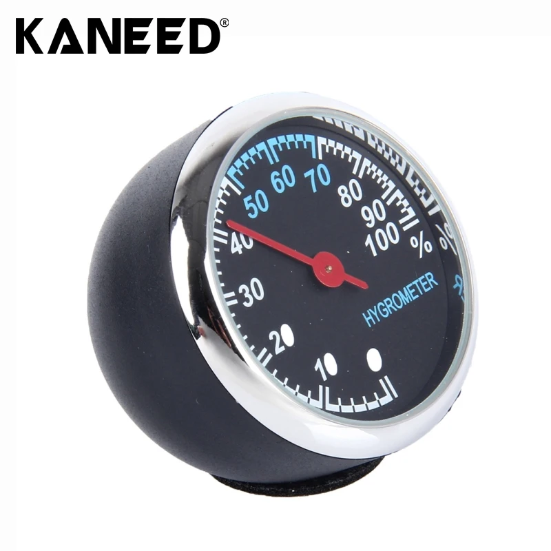 Car Thermometer Hygrometer Quartz Clock For Dashboard Ornament Abs Case