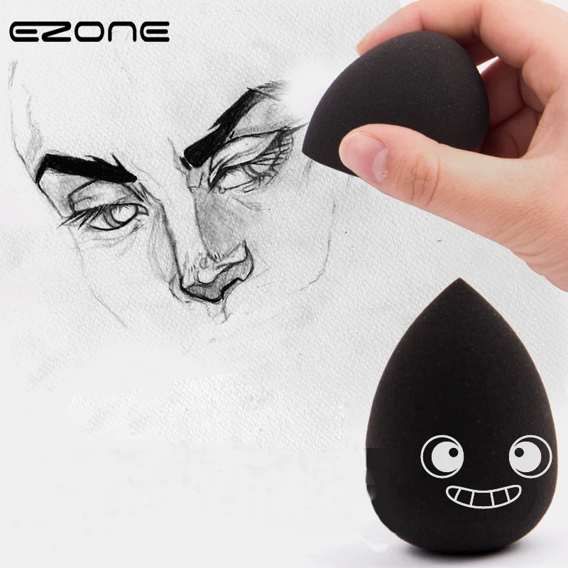 

EZONE 1PC Sketch Spoon Eraser Black Eraser Special Brush For Painting Art Students Eraser Painting materials supplies Practical