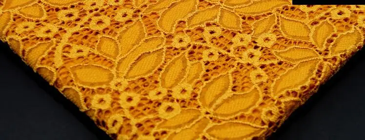 Утолщенное эластичное кружевное платье с цветочным узором, ткань для свадебного платья, на заказ, новая продукция, кружевное свадебное платье