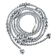 URIZONS wired headset earphones silver luxury Beads jewelry Pearl Necklace earphone With Mic for mobile sport gaming Headsets