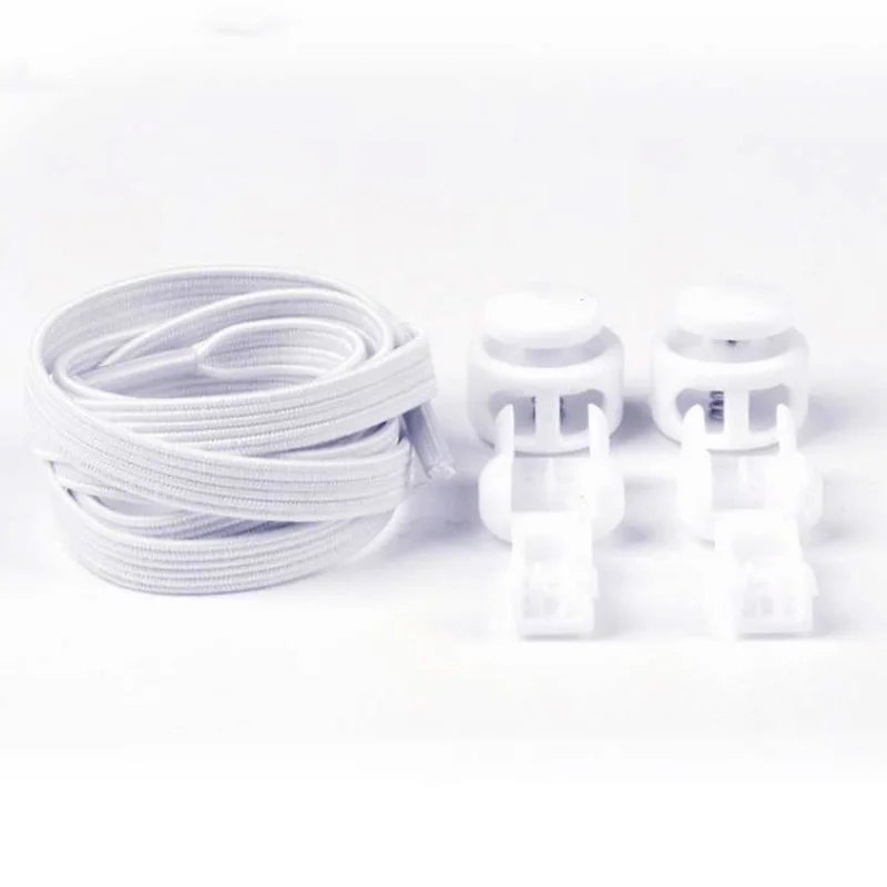 1 Pair New Products Lazy Laces Elastic Sports Flat Shoelaces Children's Adult DIY Anti-Loose Tight-fitting Free Tied Lace Buckle