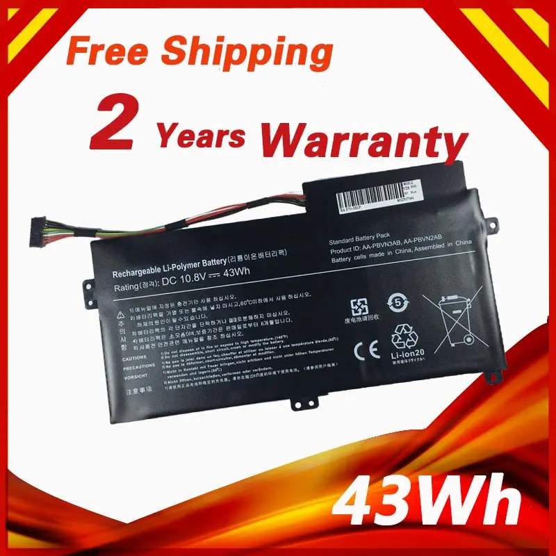 Gololoo Аккумулятор для ноутбука Samsung NP470 NP510 NP450R5E NP370R4E NP370R5E S05 NP510R5E AA PBVN3AB 1588 3366 BA43