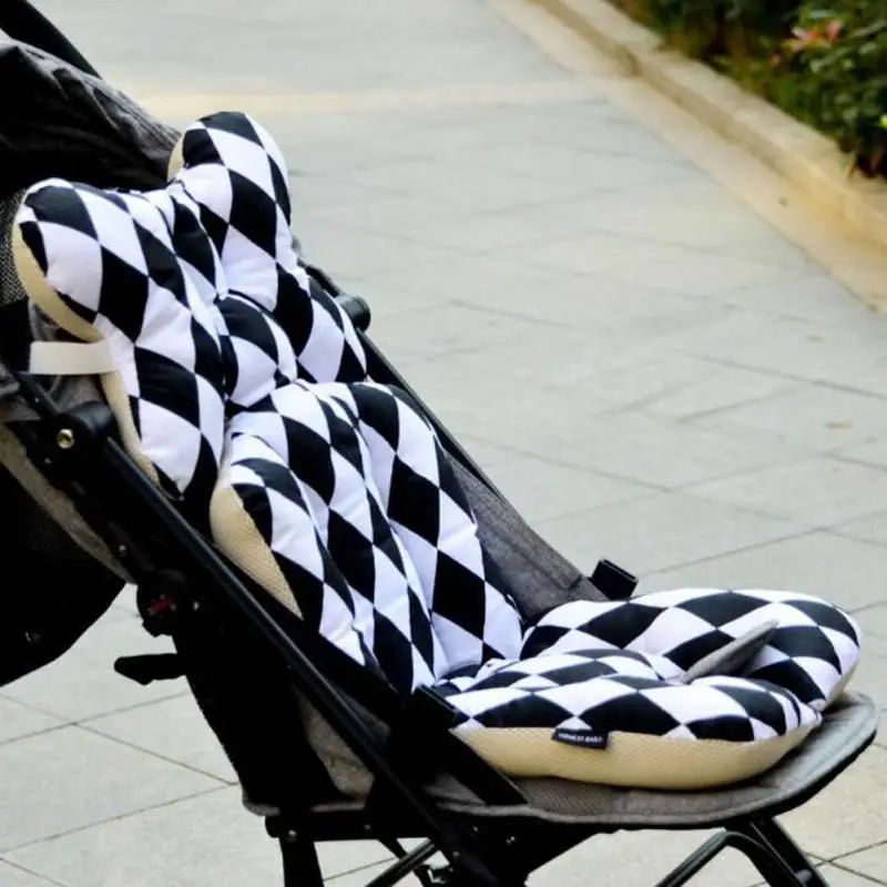 

Baby Printed Stroller Pad Seat Warm Cushion Pad mattresses Pillow Cover Child Carriage Cart Thicken Pad Trolley Chair CushionS