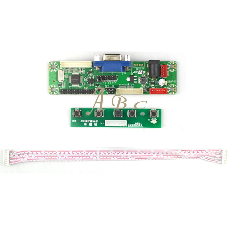 10 шт. универсальная плата управления драйвером VGA LVDS 23 Firmwares для Raspberry PI 3 42 &quotЖК