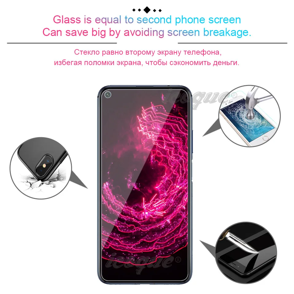 3pcs Glass for Huawei Honor 20 Pro 8X 9 10 Lite 10i 20i 8C Screen Protector Tempered Glass for Huawei P30 Lite P20 Lite 2019 Pro (5)