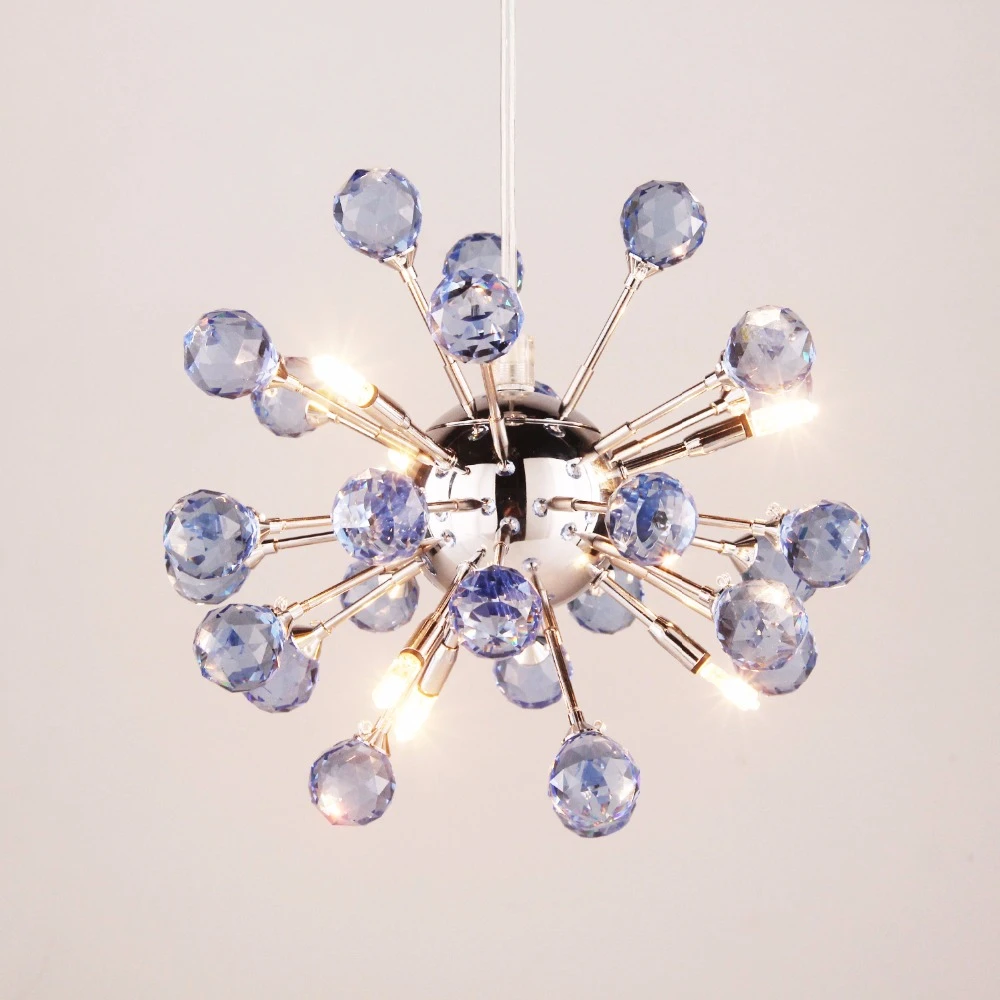 6花の形k9パープル高級クリスタルシャンデリアリビングルームぶら下げ照明器具照明pl434 Luxury Crystal Chandeliers Chandelier Living Roomliving Room Chandelier Aliexpress