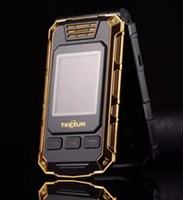 Флип двойной экран Dual SIM карты 2800 мАч долгого ожидания сенсорный экран fm мобильный телефон tkexun G5 сотовом телефоне