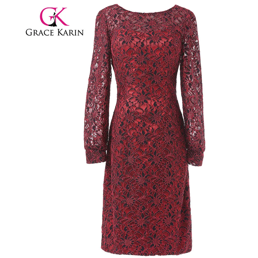 Buy Grace Karin Red Lace Mother of the Bride Dresses