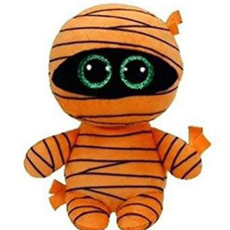 Ty Stuffed& Plush Halloween Mummy Toy 15cm - Цвет: Оранжевый