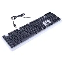 104 Keys Waterproof Wired Mechanical font b Keyboard b font Real RGB font b Keyboard b