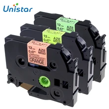 3 шт./лот TZe-B31 TZe-C31 TZe-D31 совместимый принтер наклеек Brother P-touch клейкие ленты 12 мм флуоресцентные ленты с лейблом для кассета Brother TZ