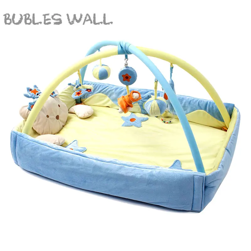 Мягкий детский игровой коврик Bubles Wall Bear портативный для игр в тренажерном