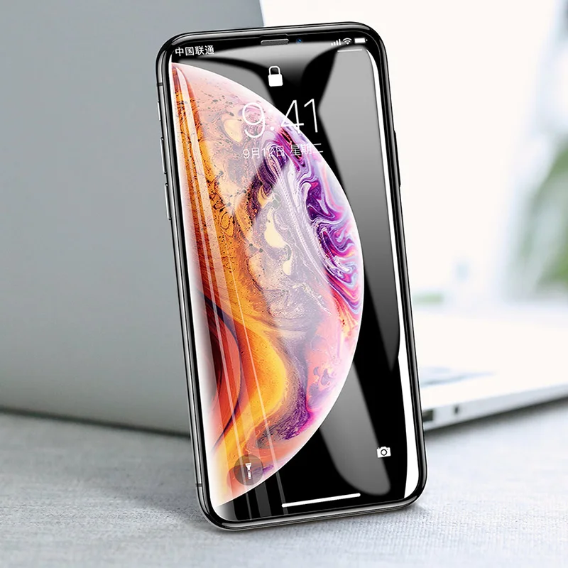 Защитное закаленное стекло для iphone X 7 6s 8 plus XS max XR 6 Xs экрана 9H с полным