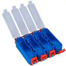 Двухсторонняя коробка для рыболовных снастей, чехол для приманки, крючок для приманки, коробка с автономным отделением, аксессуары для рыболовных снастей