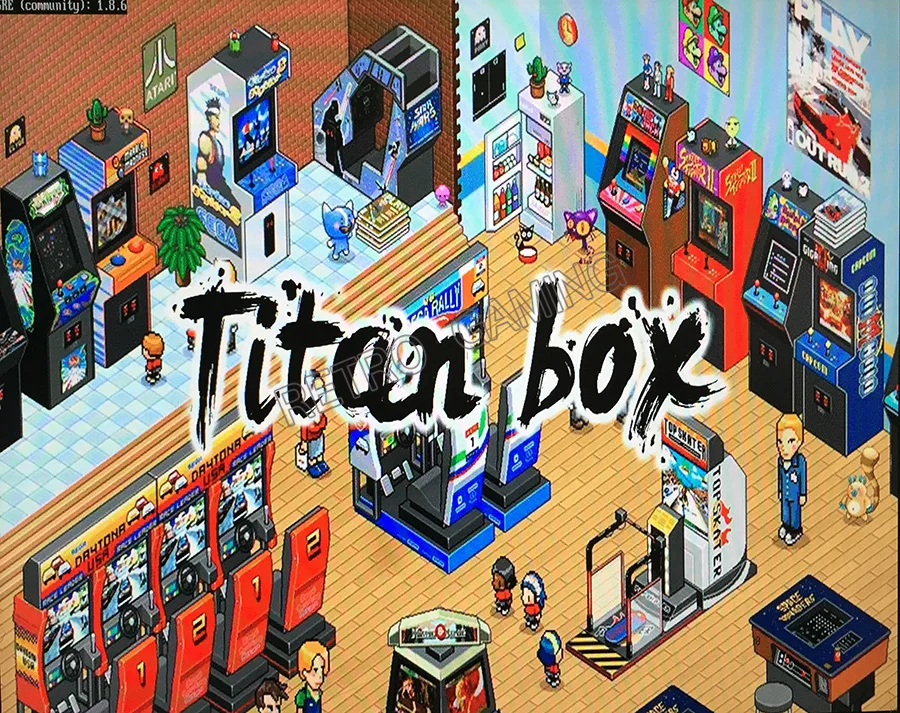 3D Titan Box ТВ игровая консоль мульти аркада/MAME/NEO GEO/игра для psp включая 4 P игры HDMI 1080 P plug and play