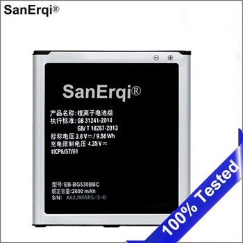 

for SAMSUNG Battery EB-BG530BBC EB-BG530CBE EB-BG531BBE for Samsung Galaxy Grand Prime J3 2016 G5308W G530 G530F G531 J5 SanErqi