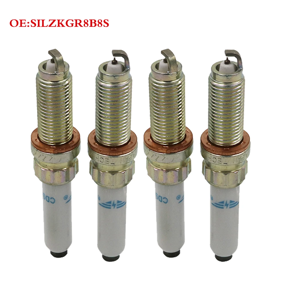 DS 8pcs/lot iridium platinum spark plugs SILZKGR8B8S For BMW 1/2/3