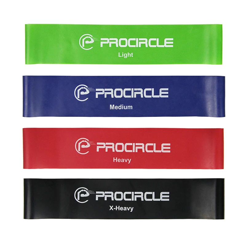 PROCIRCLE Resistance Workout Bands Loop Band Set for legs and butt Physical Therapy Fitness Exercise 12 * 2 inches PROCIRCLE Resistance Workout Bands Loop Band Set for legs and butt Physical Therapy Fitness Exercise 12 * 2 inches