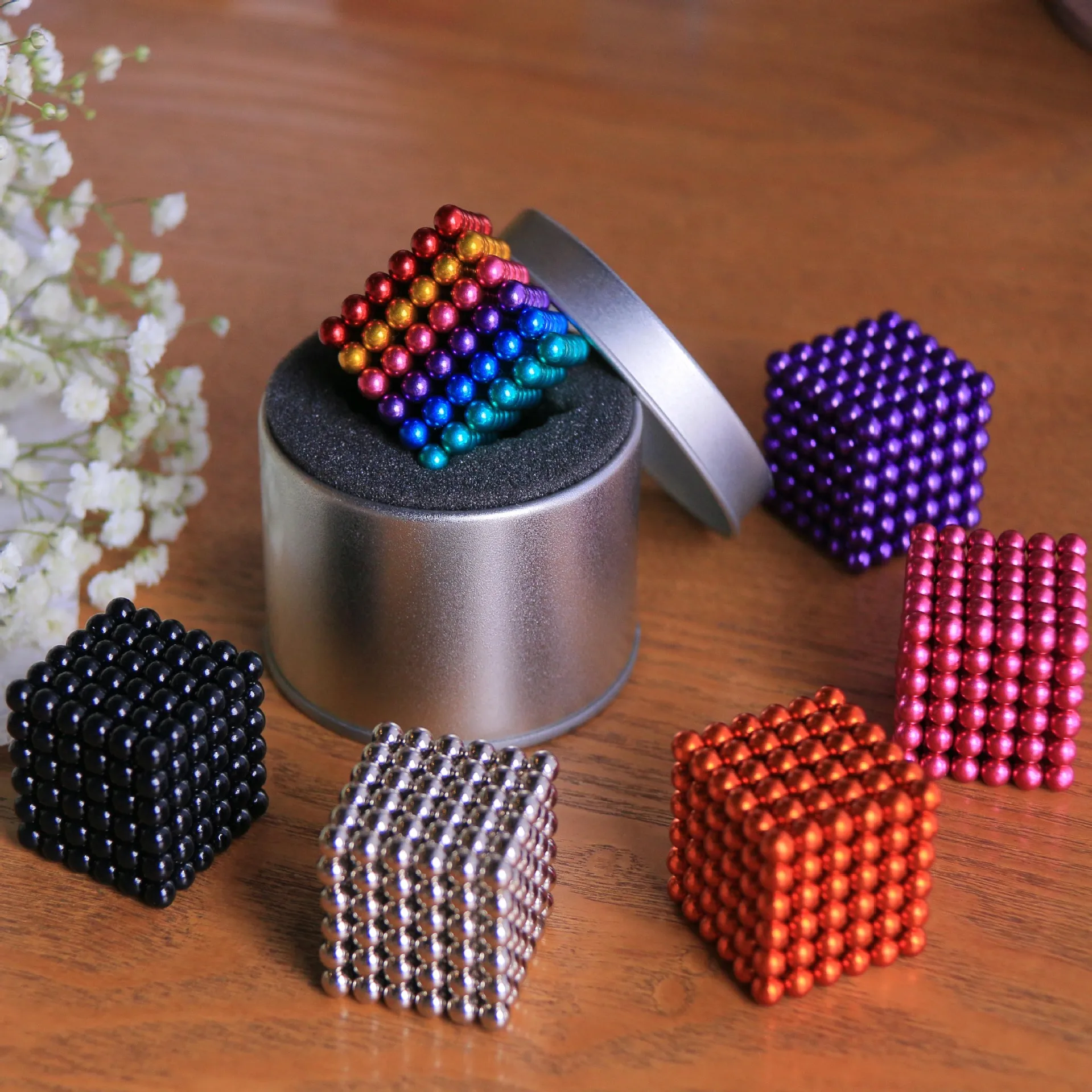 

2018 New 5mm 216pcs Magnetic Cube Neo Cube Rubiks balling