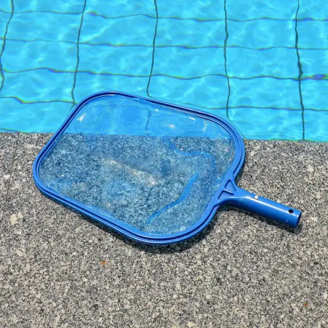 2018 new Leaf Rake Mesh Frame Net Skimmer Cleaner Swimming Pool Spa Tool New Swimming pool cleaning net 44*31cm