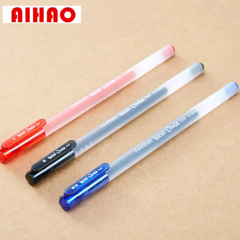 AIHAO New Arrival 0.5MM Roller Tip Smooth Writing Pen High Quality
