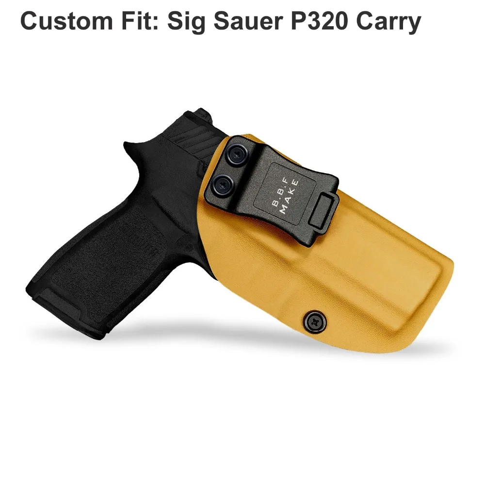 B.B.F Make IWB KYDEX подходит: Sig Sauer P320 переносная Компактная кобура для пистолета внутри скрытой поясницы чехол для пистолета